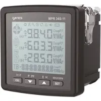 Entes MPR-34S-20-72 Digitalt måleapparat til indbygning Entes MPR-34S-20-72 multimeter indbygningsinstrument 2x digitalindgang RS485