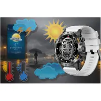 Gravity Smartwatch Herren GT9-10 – Bluetooth Anrufe, Puls- & Blutdruckmessung, 1,39" IPS Touch, Fitness Uhr iOS Android, wasserdicht, FitCloudPro