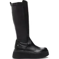 MACIEJKA Damen Stiefel aus Echtleder Schwarz mit flexiblem Obermaterial und weichem Lederfutter