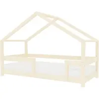 Benlemi Kinderhausbett LUCKY 120 x 180 lackiert