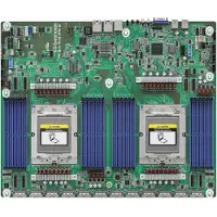 Asrock Industrial GENOA2D24G-2L+ - Motherboard - LGA6096 Socket - 2 Unterstützte CPUs - USB 3.2 Gen 1 - 2 x Gigabit LAN - Onboard-Grafik (CPU erforderlich)