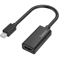 Hama 00200332, Mini DisplayPort, HDMI, Männlich, Weiblich, Gerade, Gerade