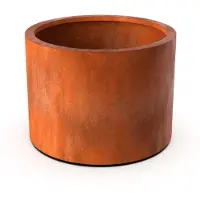 Intergard Blumenkasten Cortenstahl Pflanzkasten rund 150x40cm