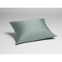 Yumeko Kissenbezug Baumwollsatin 50x70 Grün - Eco, Bio & Fairtrade
