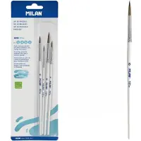 Milan Set mit 4 Rundpinseln der Serie 101 aus Ziegenhaar von
