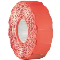 Meto Preisetiketten 9506160, rot, 22 x 16 mm, ablösbar, 6 Rollen à 1000 Stück