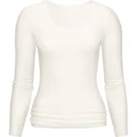 Mey Shirt langarm Serie Wool&Silk Weiss | Größe 40
