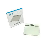 Romed Personenwaage digital, Körperfettwaage, belastbar bis 180 kg / 396 lbs