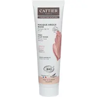Cattier  Pink Clay Brown Leinenextrakt-Maske 100 ml