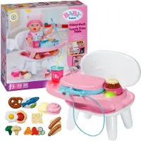 Baby Born Füttertisch mit Licht- und Soundfunktion und viel Zubehör