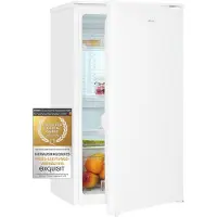 Exquisit Vollraumkühlschrank KS116-V-042E weiss | Nutzinhalt: 88 L | Glasablagen | 48 cm Breite | Ohne Gefrierfach