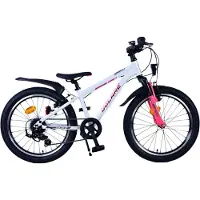 Volare XC Race Kinderfahrrad - 20 Zoll - 7 Gänge - Weiss Rosa
