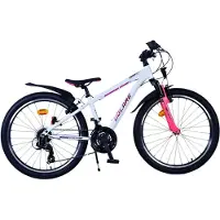 Volare XC Race Kinderfahrrad - 24 Zoll - 21 Gänge - Weiss Rosa