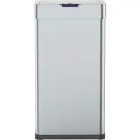 Kitchen Move Automatischer Edelstahl-Mülleimer DAYTONA silber 90L Edelstahl Silber