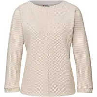 Street One Langarmshirt in beige ecru - 0002 | Gr.: 42