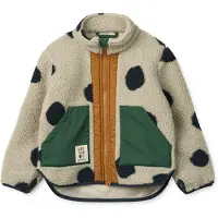 Liewood Fleecejacke - Noam - Spot Dots/Mist - - 1 Jahr (80) - Fleecejacken