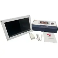 Benel photo Frameo Digitaler Fotorahmen WT-101W Acryl Weiss 10.1 Inch