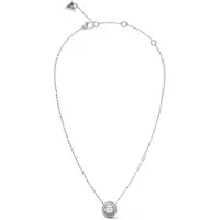 GUESS - Beautiful Steel Heart Necklace M'ama Non M'ama JUBN04667JWRHT/U