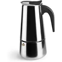 Jamon Express Inox Moka Kaffeemaschine Italienisch 2 Tassen Silber Silber One Size
