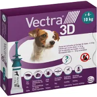 VECTRA 3D Dog M - 10 bis 25 kg - 3 Pipetten