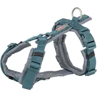 Trixie Premium Trekking Geschirr - petrol/grafit - 44–53 cm/20 mm