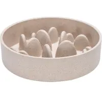 Designed By Lotte Bambus Anti-Snatching Napf Pom - Hund - Beige - 800 ml