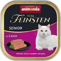 Animonda Vom Feinsten Senior Katenzfutter - Schälchen - Lamm - 32 x 100 g