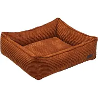 Designed By Lotte Ribbed Bed - Terra - 95 x 80 x 23 cm