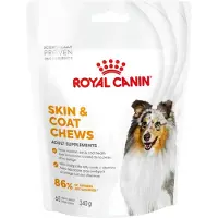 Royal Canin Skin & Coat Supplements Chews Hund - 240 gram