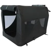 M PETS Komfort-Kiste - M - Schwarz - 61 x 41 x 41 cm