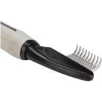 Beeztees Klettverschluss-Kamm - Mittel - Schwarz/Grau - 19 cm