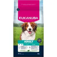 Eukanuba Adult Small Medium Breeds Lamb Rice 3 kg Trockenfutter für kleine und mittelgroße Hunderassen mit Lamm und Reis