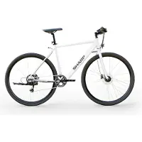 Sharp Hybrid E-Bike mit 7-Gang-Kettenschaltung, integriertem Farbdisplay und App, BK-GS03E-W
