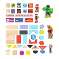 Woomax Friends Spidey Amazing Holzbausteine-set 50 Stücke