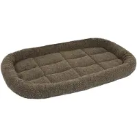 Flamingo Kissen Sherpa - Rechteck - Braun - 55,5 x 38,5 x 7 cm