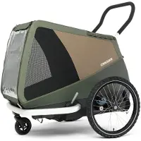 Croozer Fahrradanhänger Enna L - Moosgrün