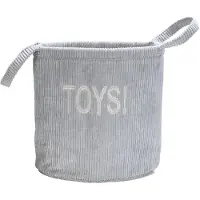 Beeztees Puppy Spielzeugkorb Suus - Grau - 30 x 30 x 30 cm