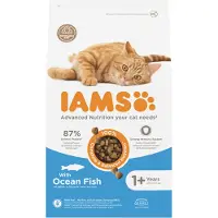 IAMS for Vitality für adulte Katzen mit Meeresfischen 3kg + 3 x Huhn und Truthahn in Soße 85 g