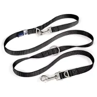 Curli Verstellbare Leine Nylon - 200 x 2 cm Schwarz