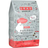 Grau Glutenfreies Hundefutter Welpe Geflügel - 3 kg
