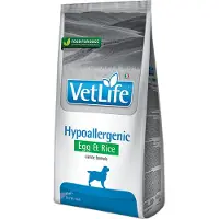 Farmina Pet Food Vet Life Hypoallergenic, Adult, jede Rasse, Egg, Reis, 12 kg