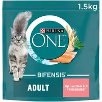 Purina One Adult mit Lachs Katzenfutter | 1,5 kg