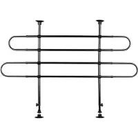Trixie Autoschutzgitter gewinkelt - 85-140 x 75- 110 cm