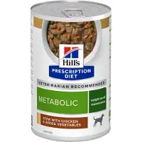 Hill's Pet Nutrition Metabolic Weight Management Eintopf für Hunde mit Huhn und Gemüse (Dose)