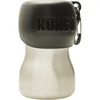 Kong H2O Stainless Steel Water Bottle - Schwarz - 255 ml