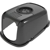 Peewee EcoDome Katzentoilette Kappe (Inklusive Filterdeckel) - Schwarz