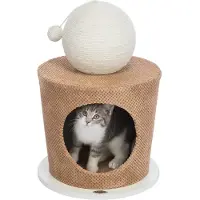 Trixie 44413, Katzenkratzball, Freistehend, Graubraun, Holz, Jute, 36 cm