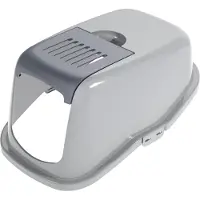 Peewee EcoDome Katzentoilette Kappe (Inklusive Filterdeckel) - Grau