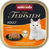 Animonda vom Feinsten Adult getreidefreies Katzenfutter - Schälchen - Huhn - 32 x 100 g