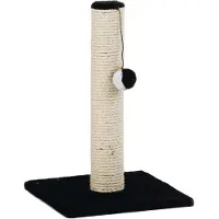 Beeztees Kratzbaum Gina Mini - Schwarz - 30 x 30 x 45 cm